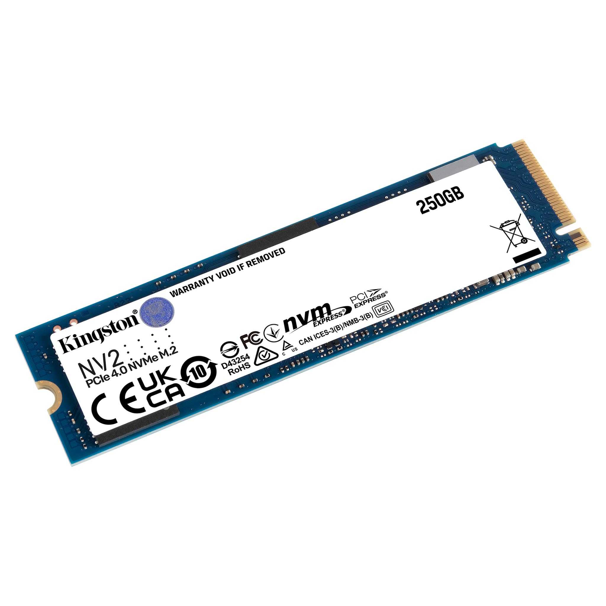 SSD KINGSTON 250Go NV2 M.2 2280 PCIe 4.0 NVMe Gen4x4 – FATECH